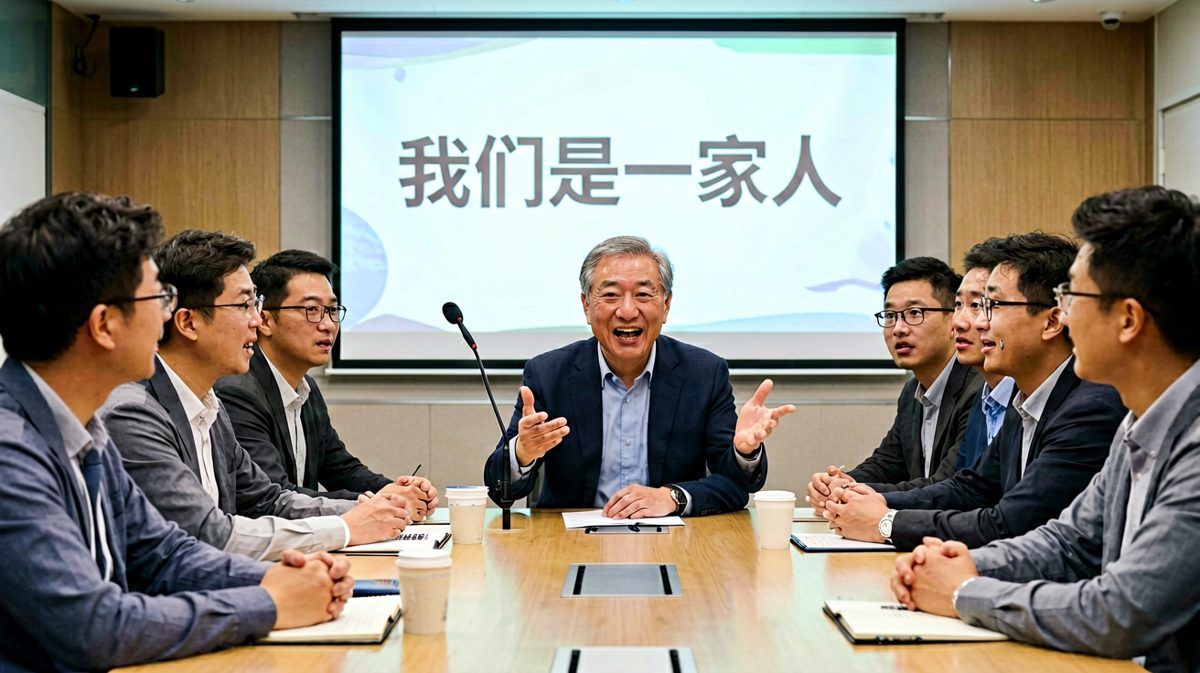 老板：我们公司就是一个大家庭！员工：所以周末也要来？老板：家人之间不谈钱。
