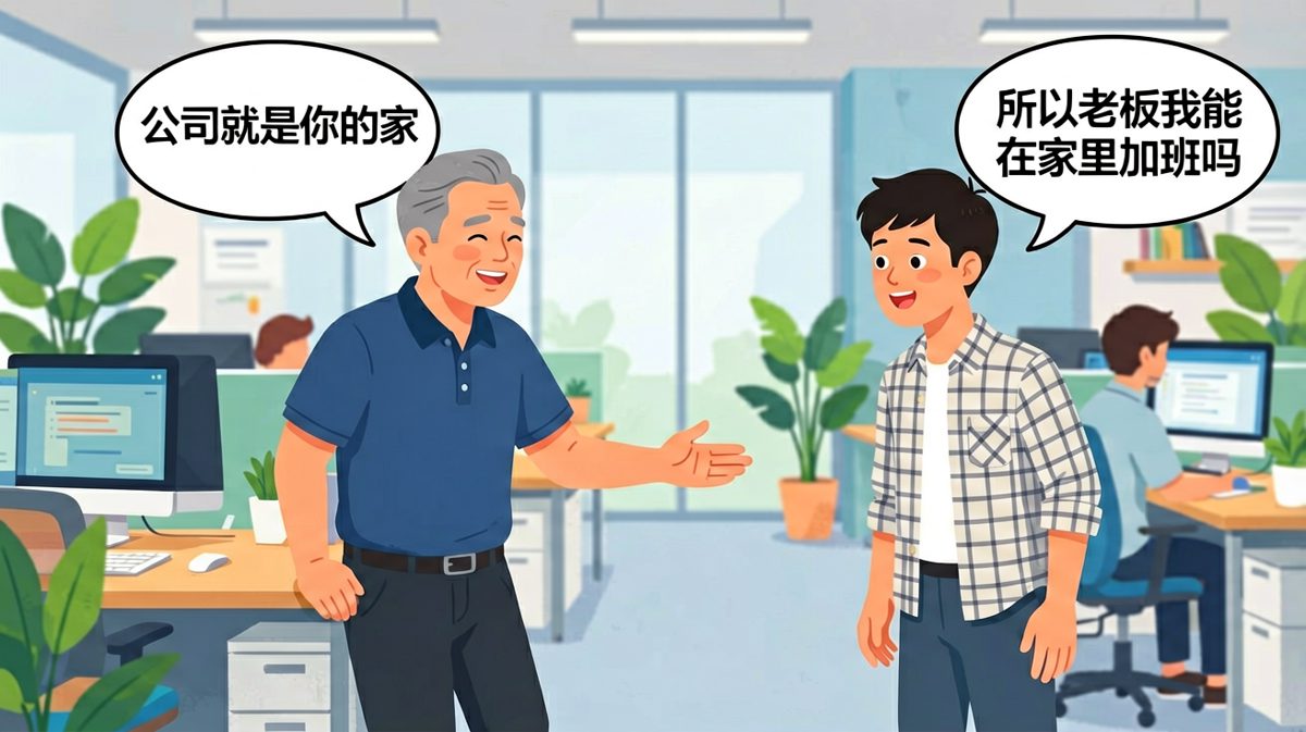 老板说公司是家，员工反手就要在家加班