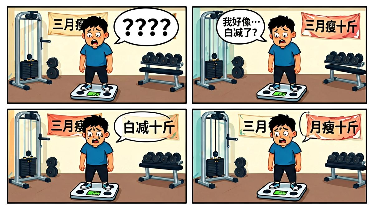 体重秤给出最终判决：越减越肥