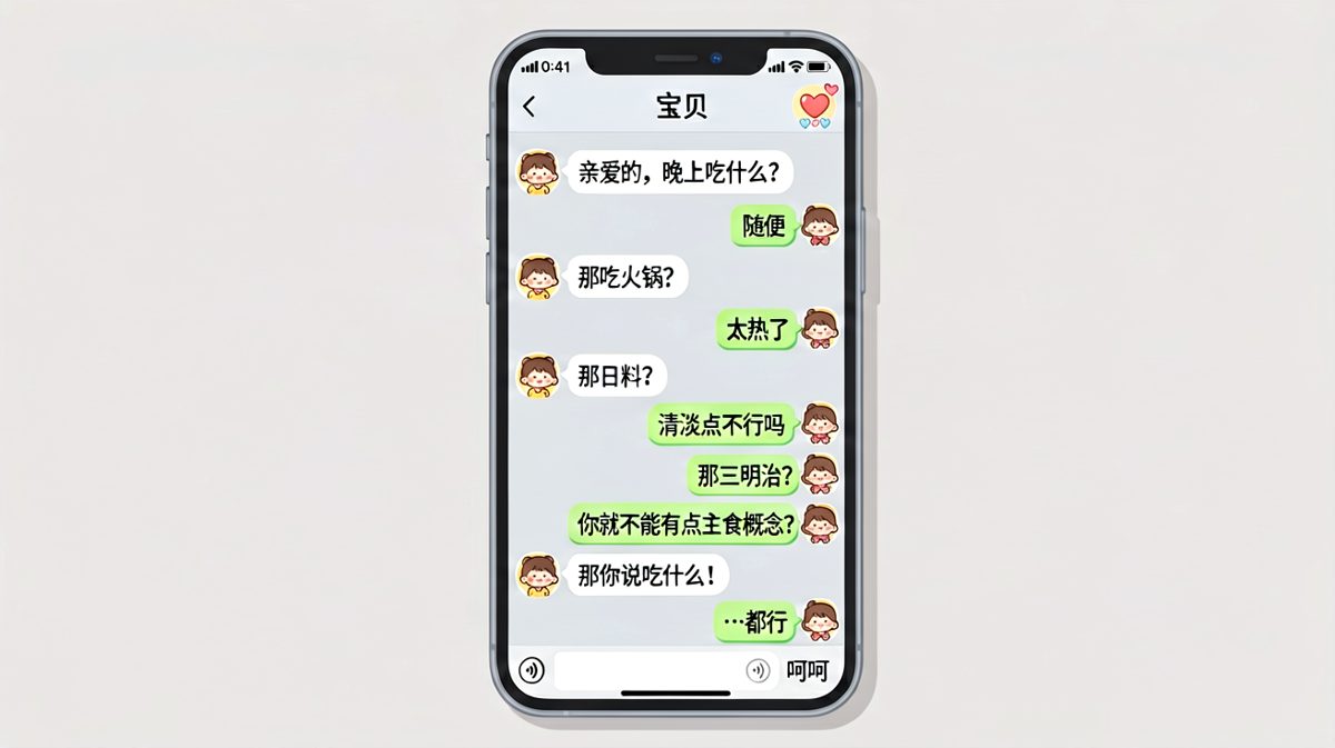 晚饭吃什么？经典送命题实录
