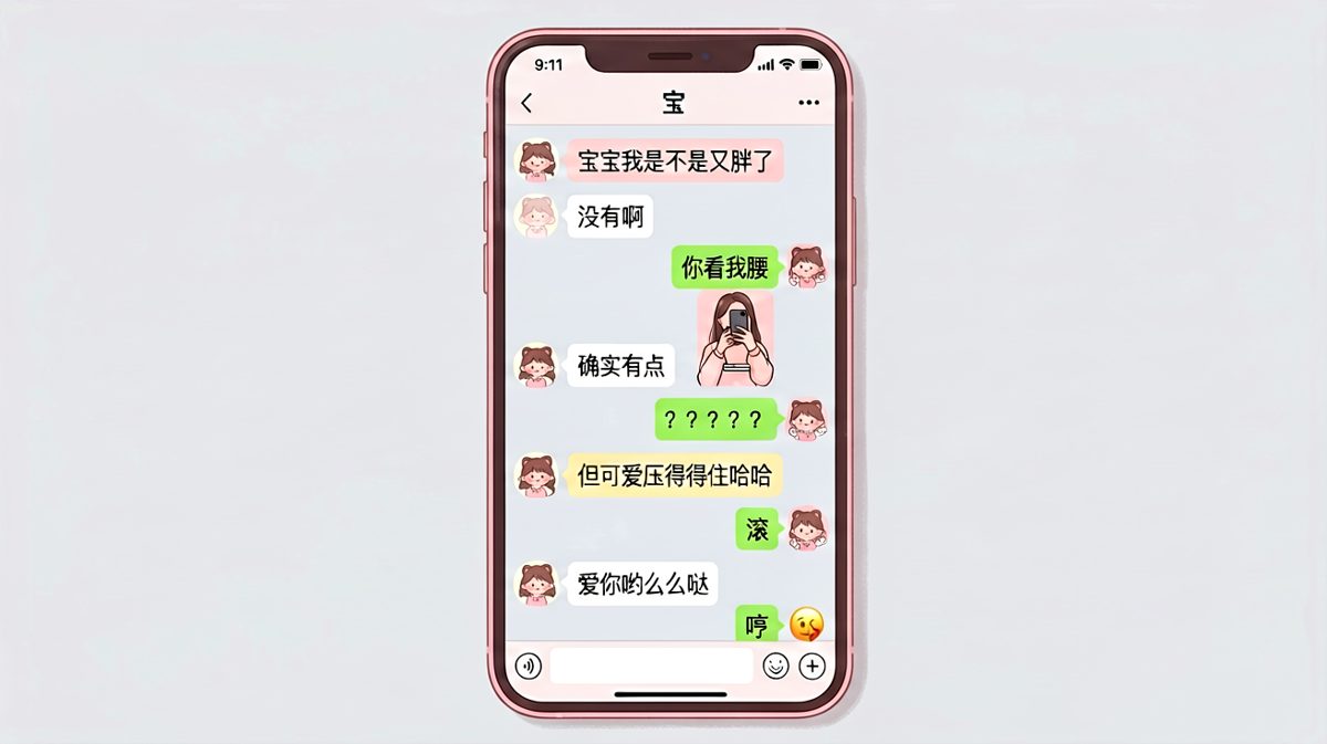 胖了吗？标准送命题与神回复