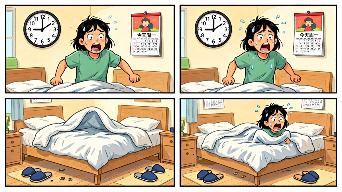 完了！快迟到了！