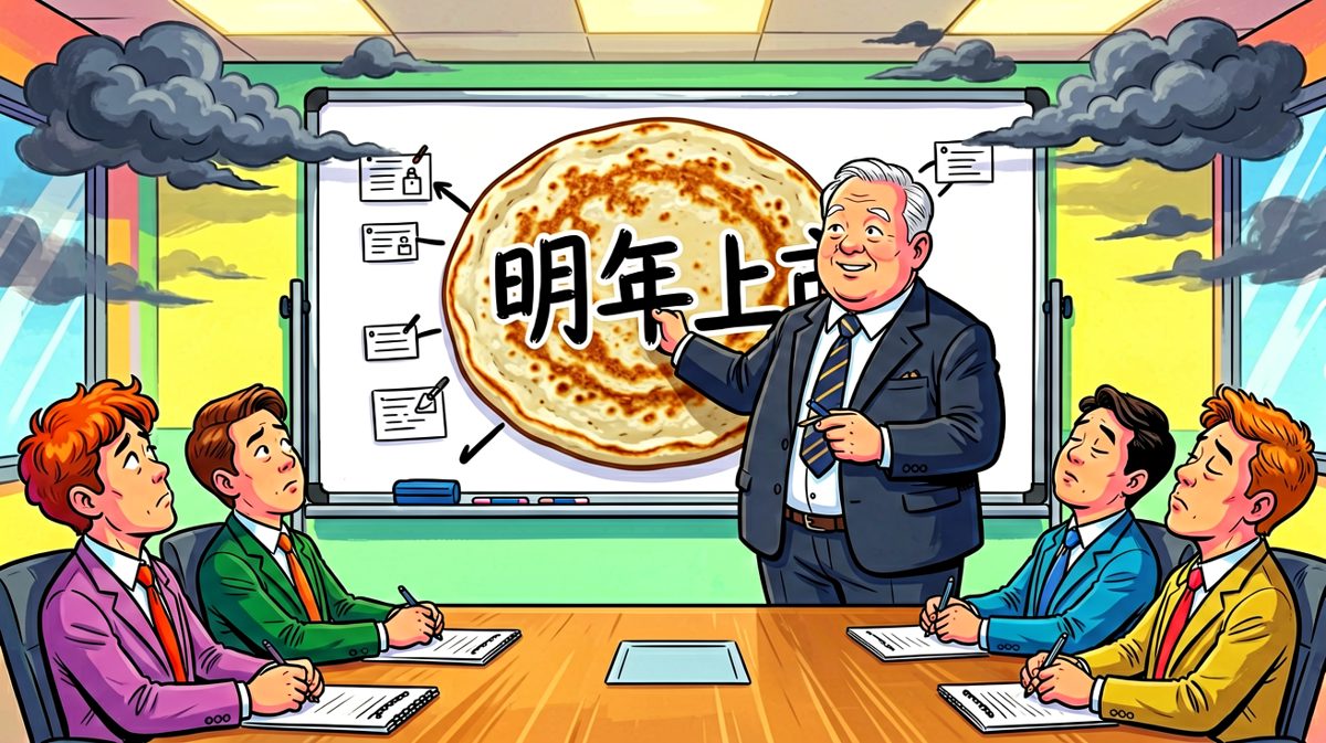 老板说年底分红，我信了，结果真是分了一张饼
