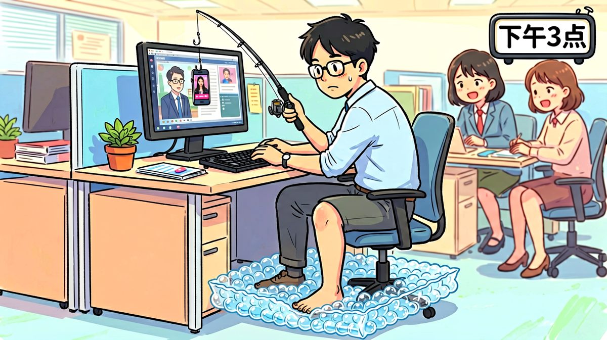 表面在开会，实际在海底捞