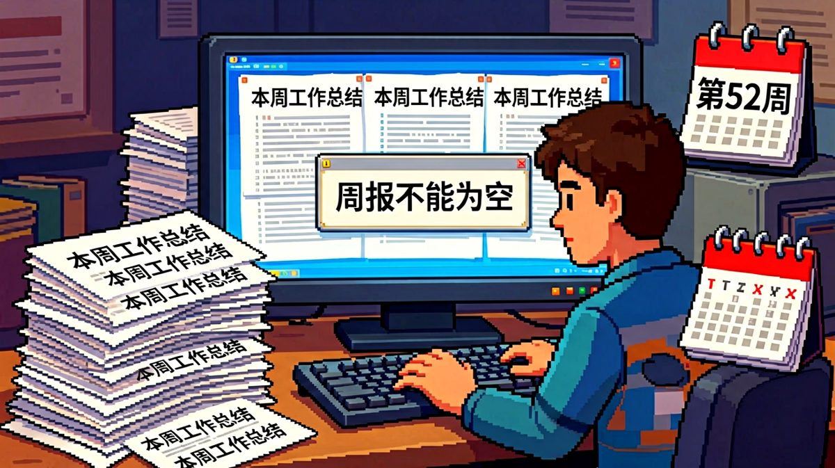 周报写到第88版，老板说还是第一版好