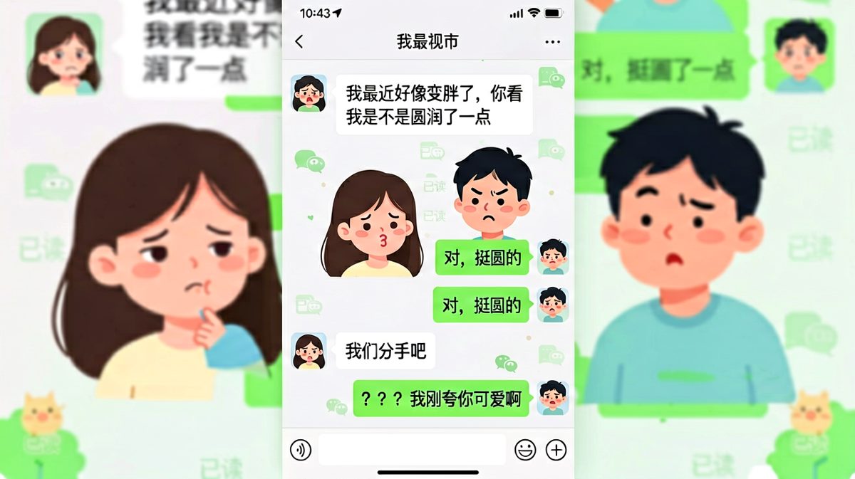 送命题现场，男生精准踩雷