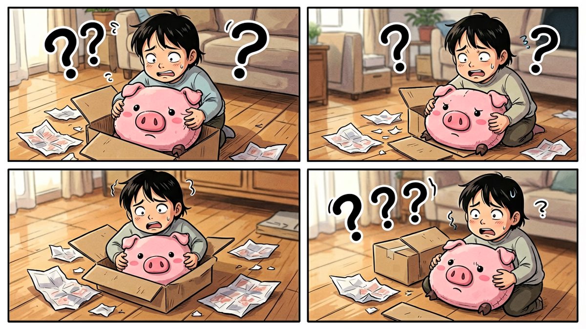 收到的居然是一只粉猪坐垫？！