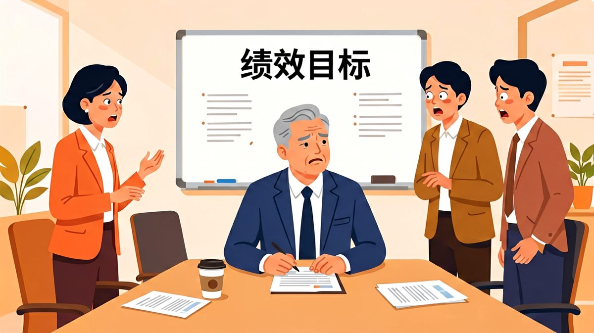 老板：'你这次表现不错，我决定给你升职。'员工（内心狂喜）→ 老板：'从实习生升为正式工，工资不变。'