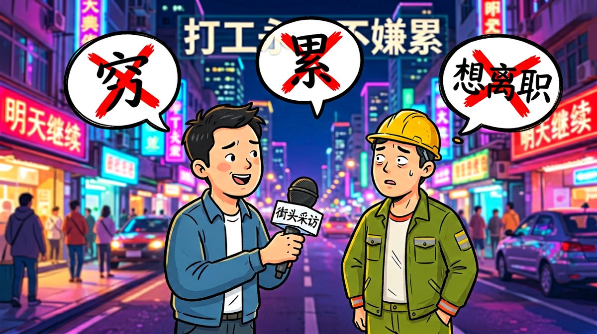 嘴上说着想躺平，身体却很诚实地继续搬砖。