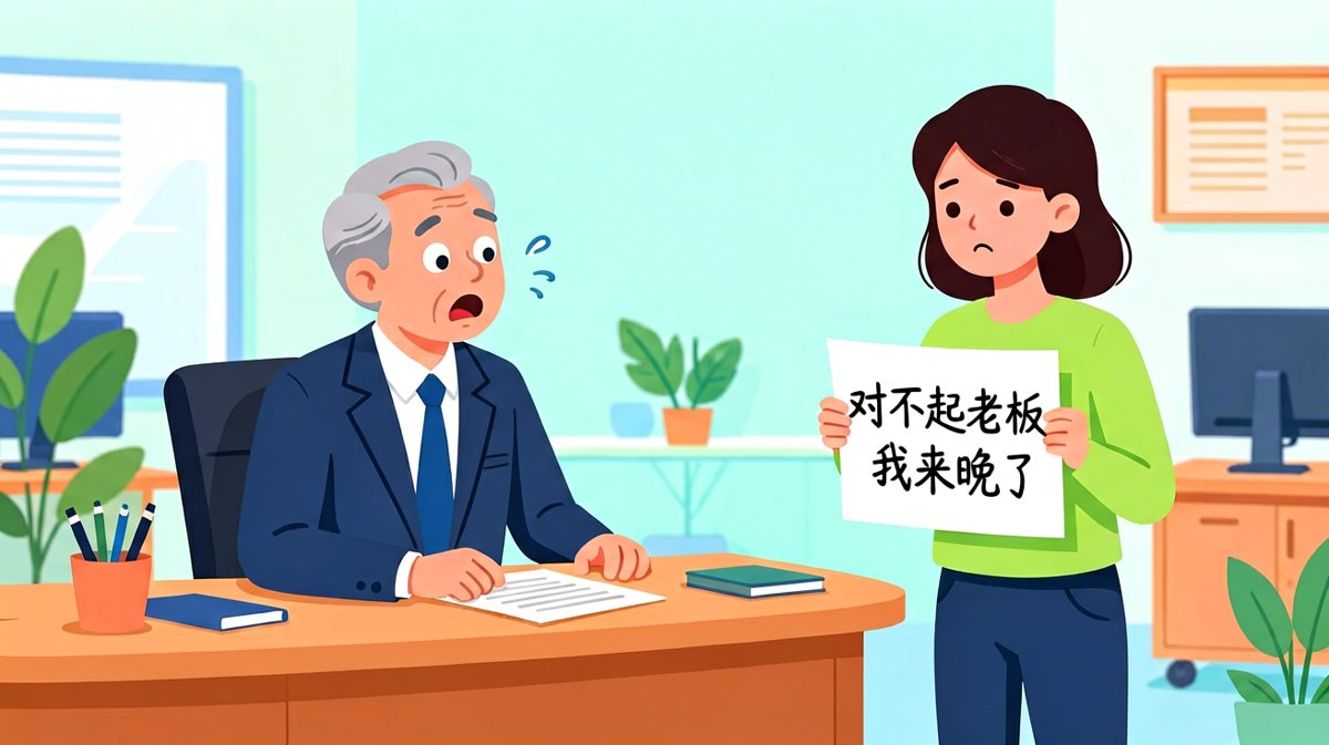 老板：你怎么又迟到了？员工：我在楼下帮您跟那个乞丐理论呢，他说您昨天欠他五块钱。