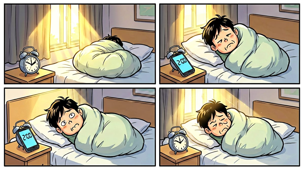 闹钟响起，但我不想起来……