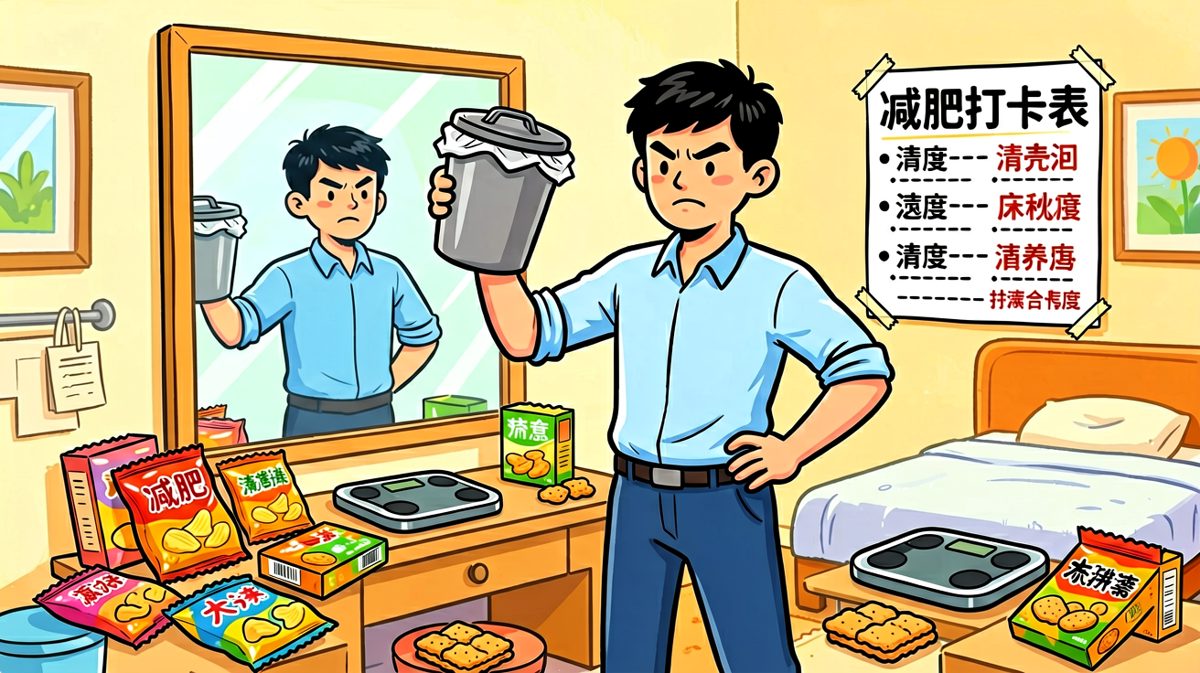 我发誓从今天开始，告别所有垃圾食品！