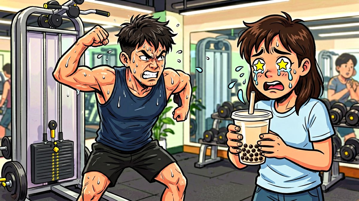 然而……那杯奶茶，在召唤我……