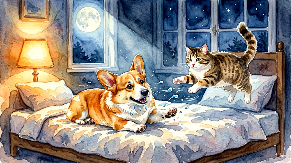 狗生不易，汪叹气