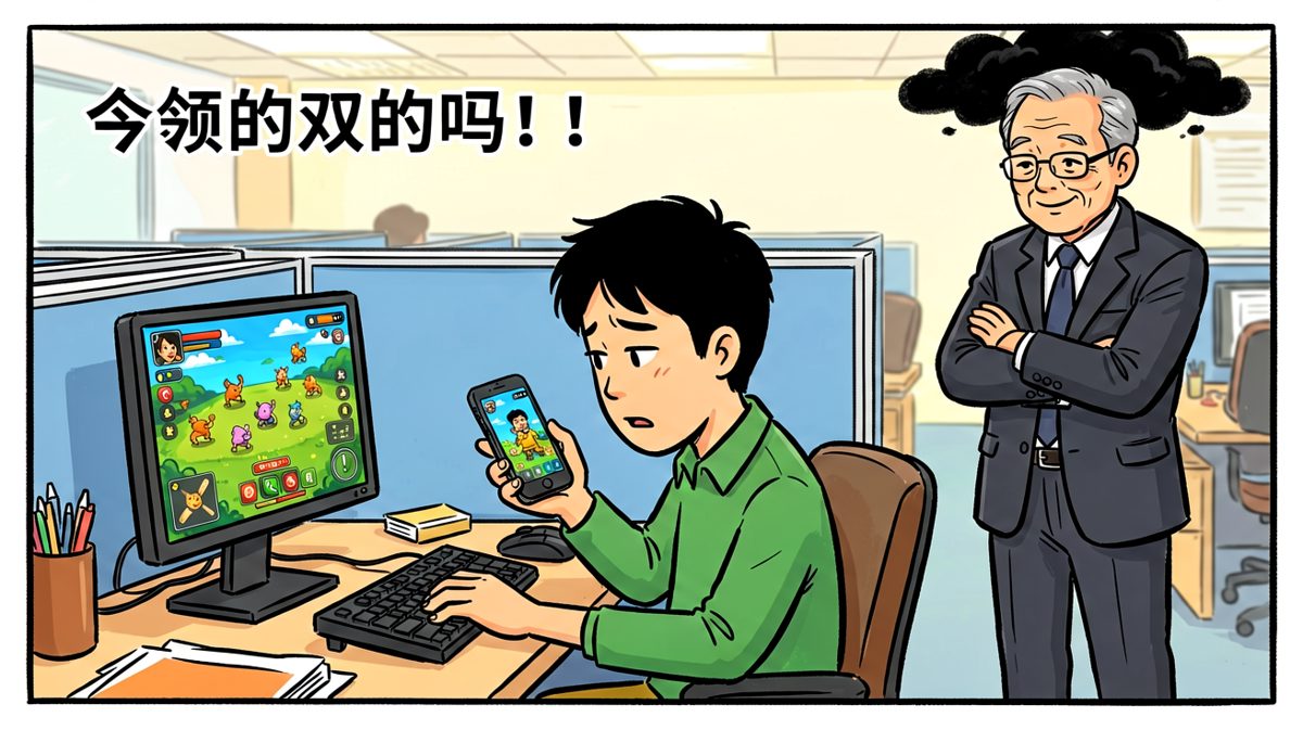 老板说：我什么都看到啦（微笑）
