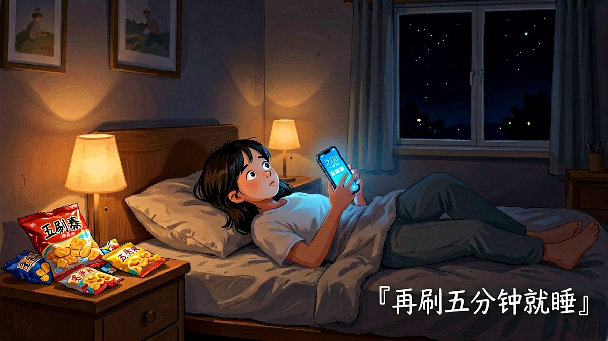 嘴上说放下手机，手却很诚实地又刷了一小时