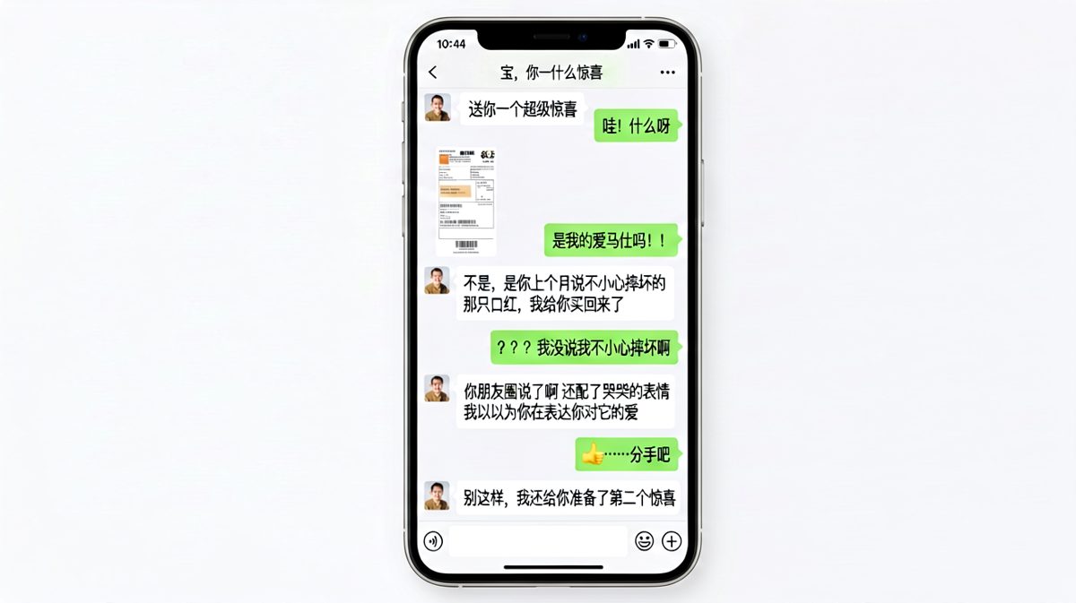 惊喜变惊吓：直男的脑回路永远不会让你失望