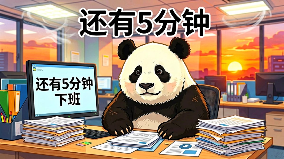 打工人下班前的最后挣扎