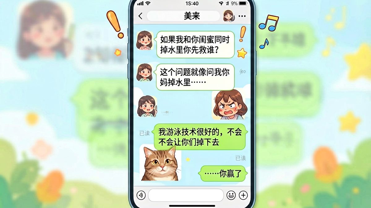 送命题变送分题，男生的求生欲满分操作。