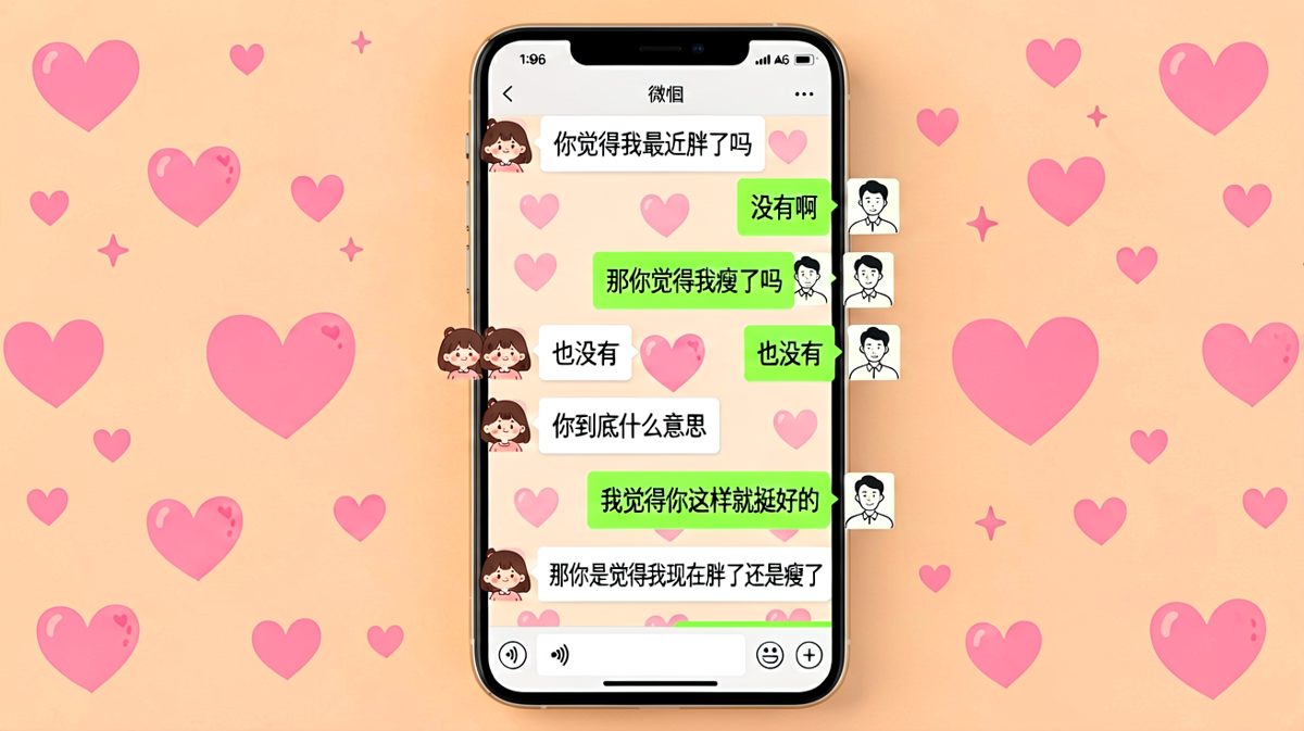 「你觉得我最近胖了吗」——男生的每一次回答都是送命题