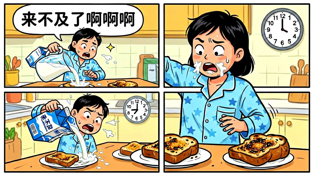 早餐环节：全面溃败