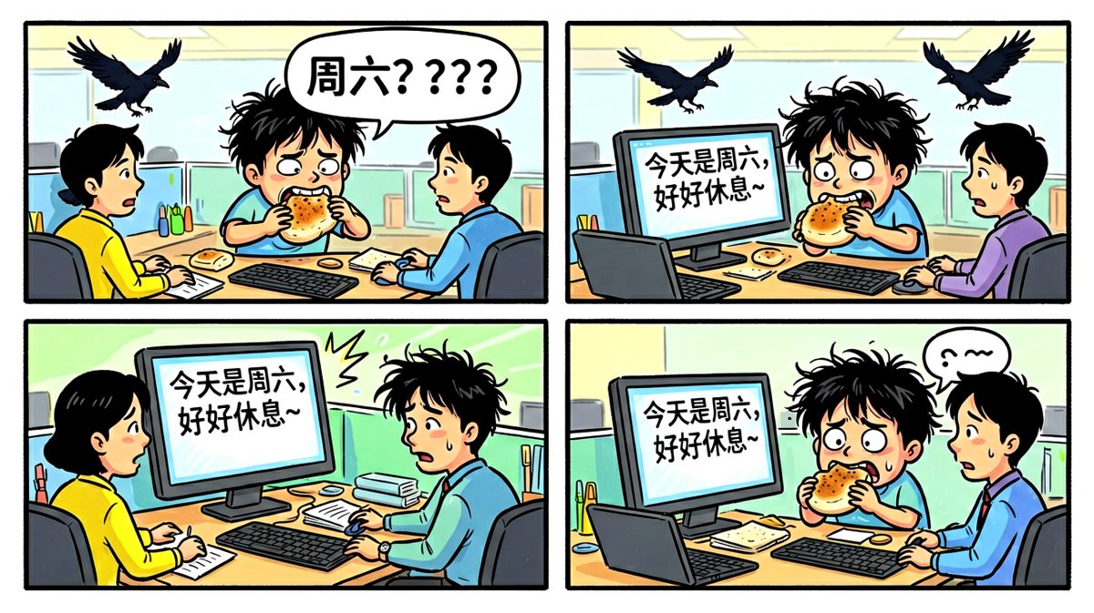 最惨的不是迟到，是白忙活了一整天