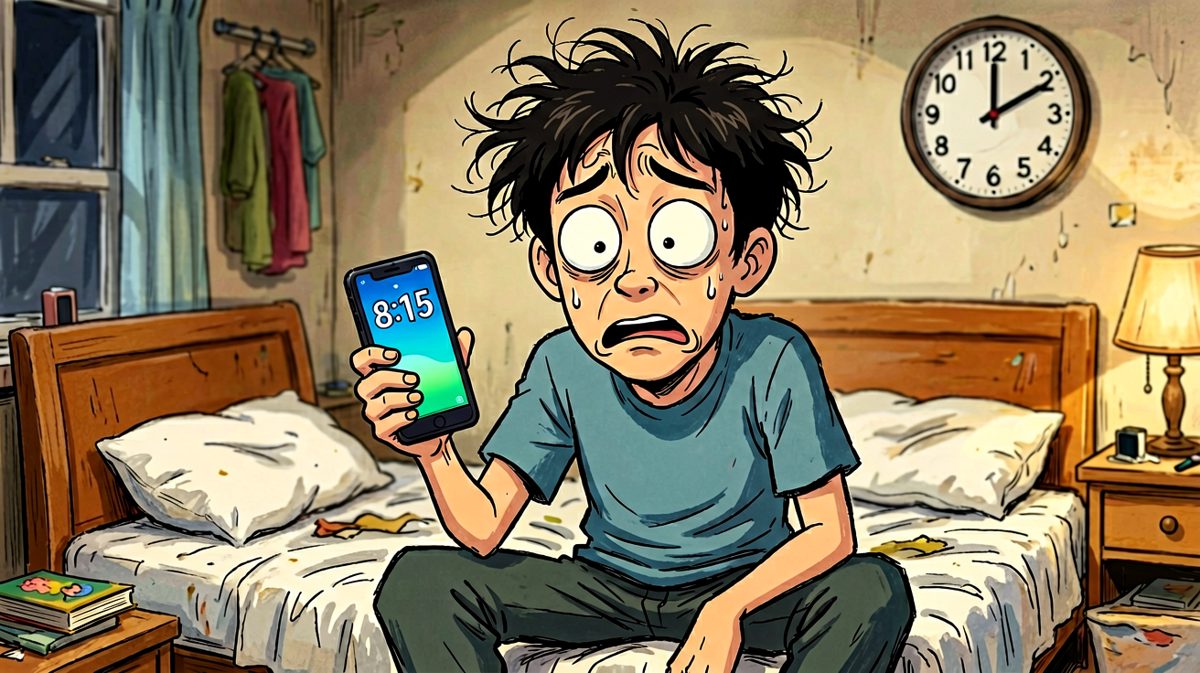 睡过头了！距离上班迟到只剩……不，已经迟到了！