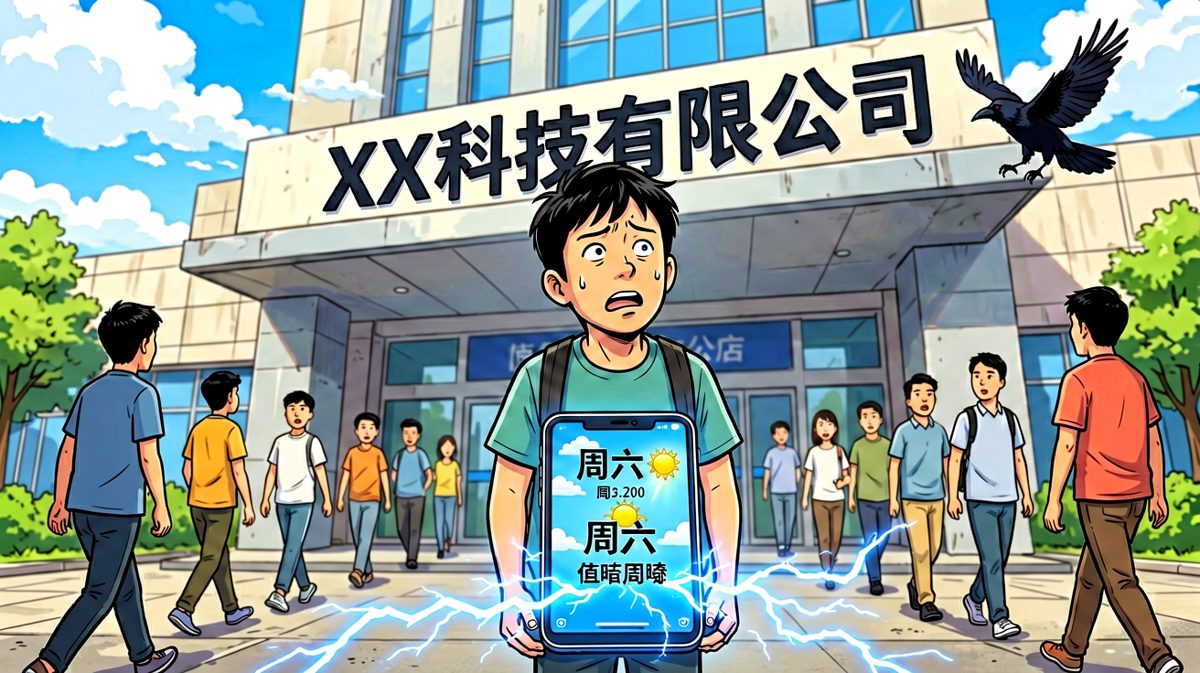 今天……是周六。