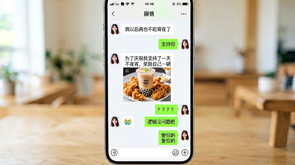 减肥的逻辑闭环：庆祝坚持一天所以奖励一顿