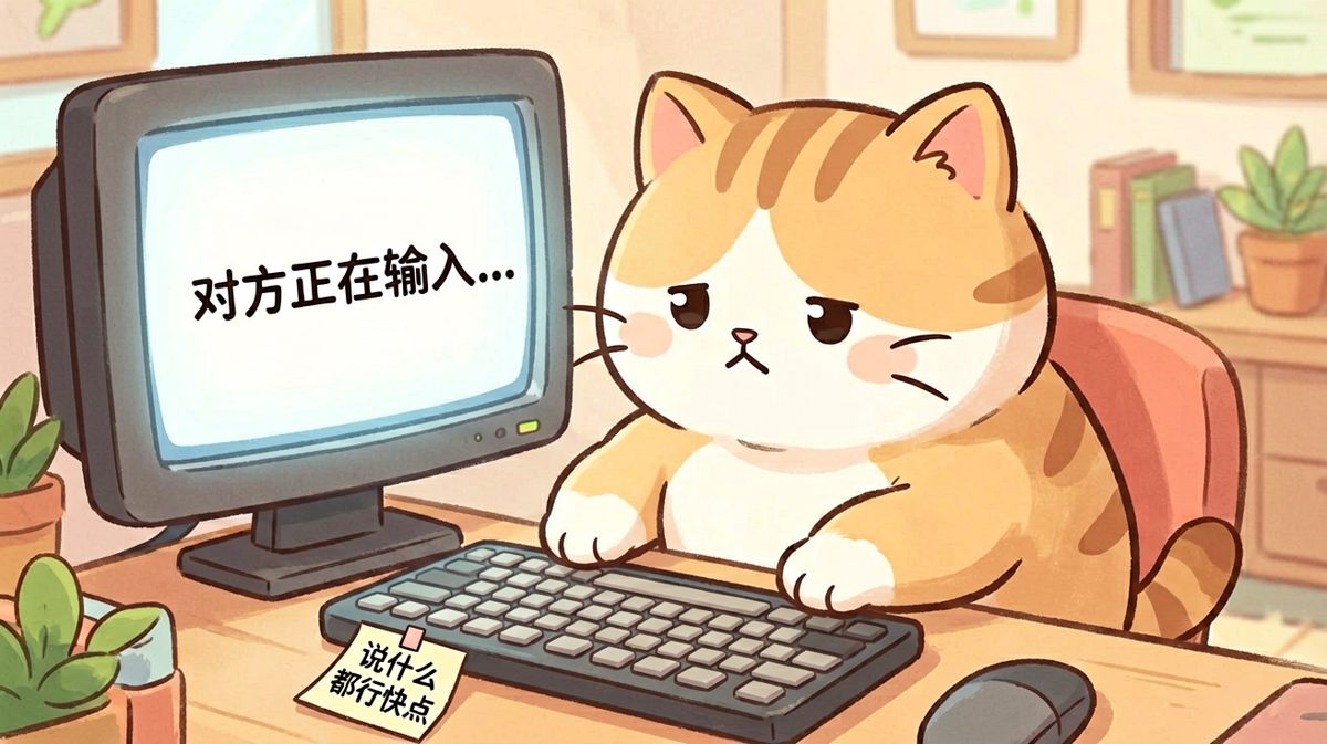 暧昧期最煎熬的时刻：对面已读不回，你以为他们在输入中