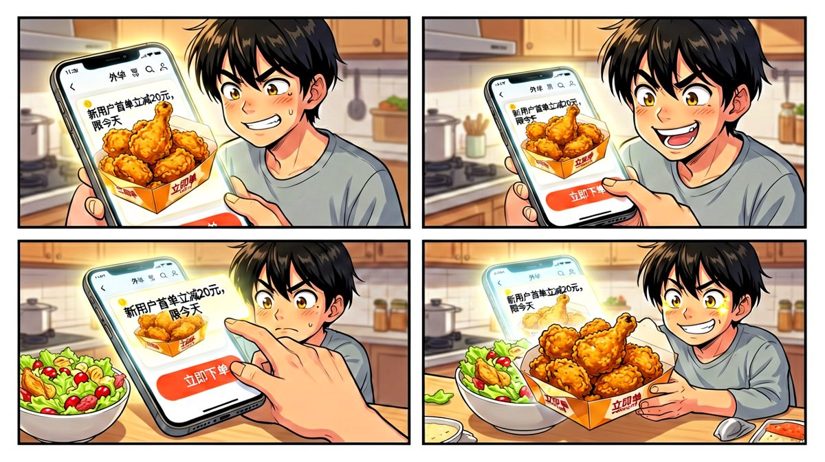 等等，先让炸鸡来一下……就一口！
