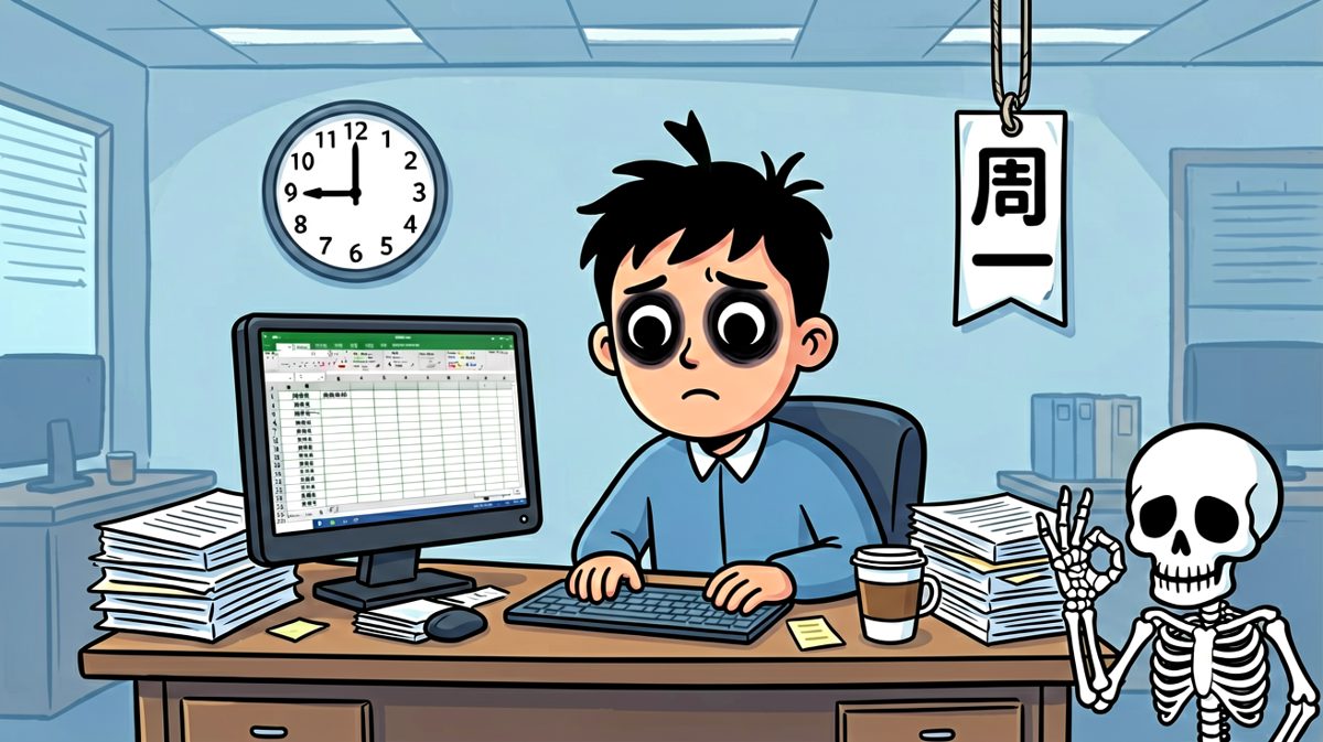 周一早会的打工人，灵魂已被抽离。