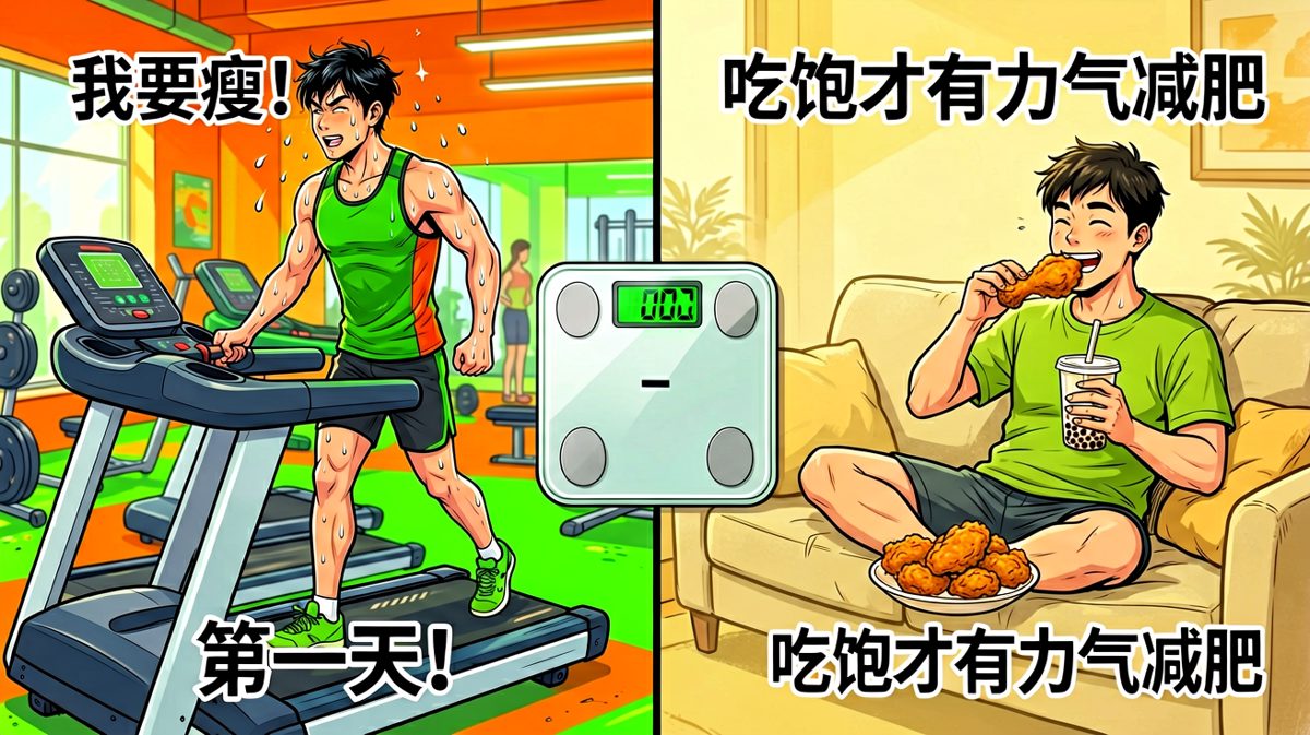 减肥计划：从第一天到第三天，用了不超过一周
