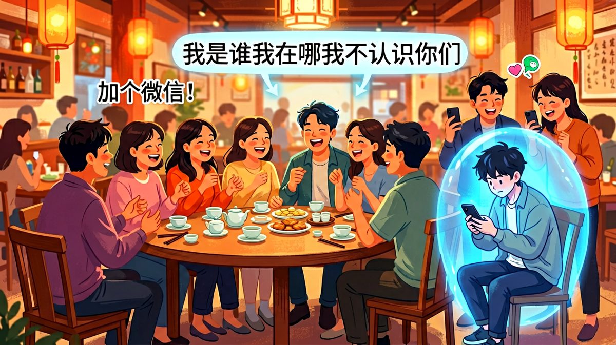 家族聚餐：别人在聊天，我在研究怎么优雅地消失