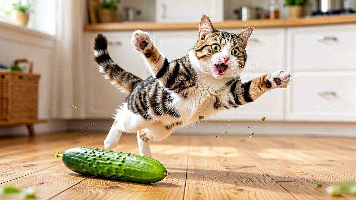 猫咪：这条绿色的蛇！到底是谁放的！
