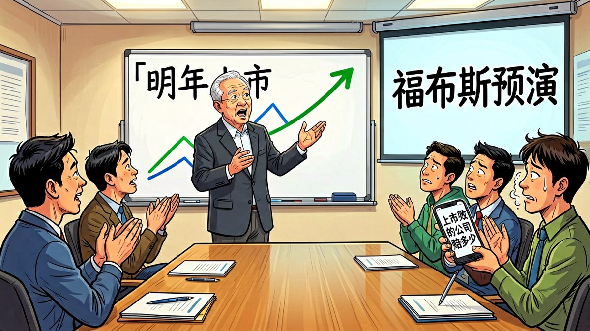 场景四：老板画饼说「明年上市大家财务自由」——反转是员工打开手机查「财务自由的定义」