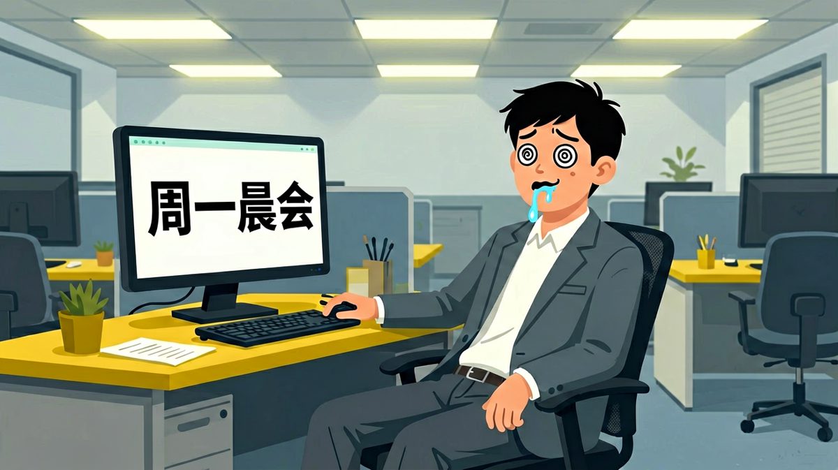 周一早上的我：肉体已到岗，灵魂已离职