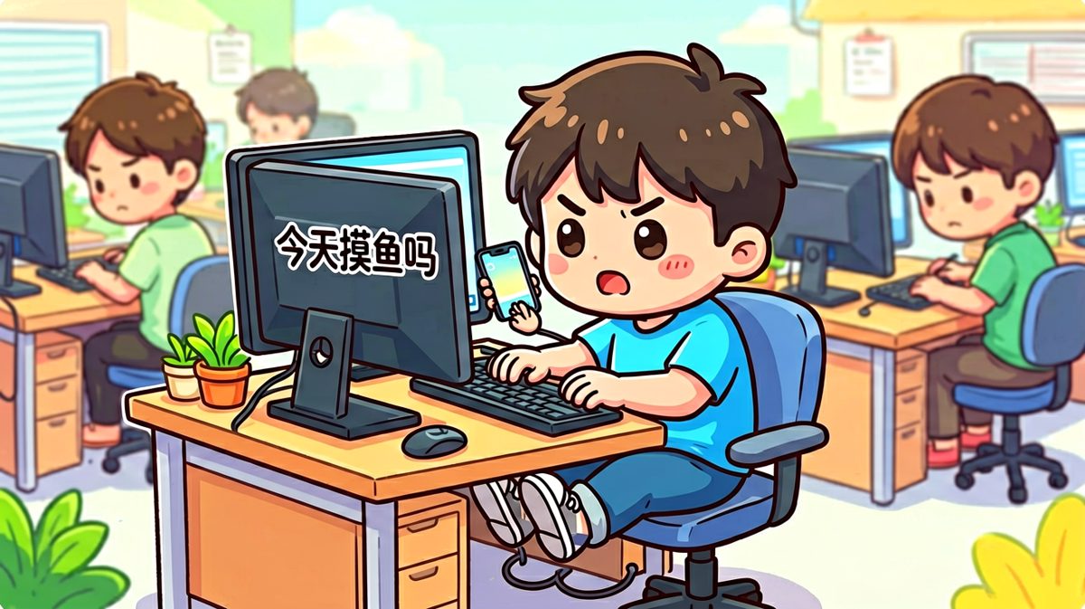 只要我装得够像，老板就以为我在努力