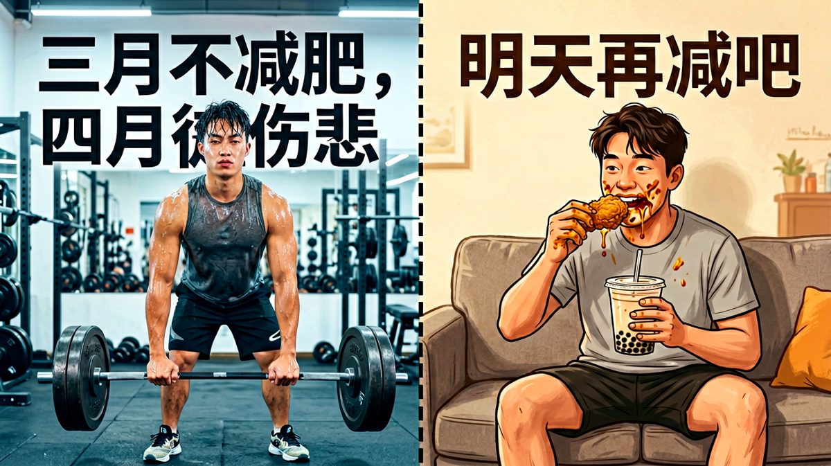 减肥这件事，永远是从明天开始