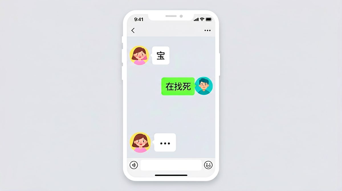一声宝换来一句在找死