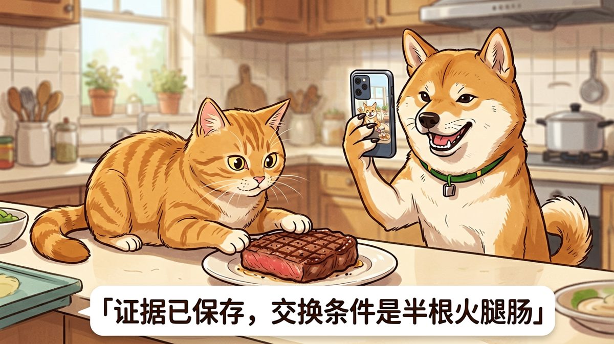 狗子：你完了，我有你的黑料。