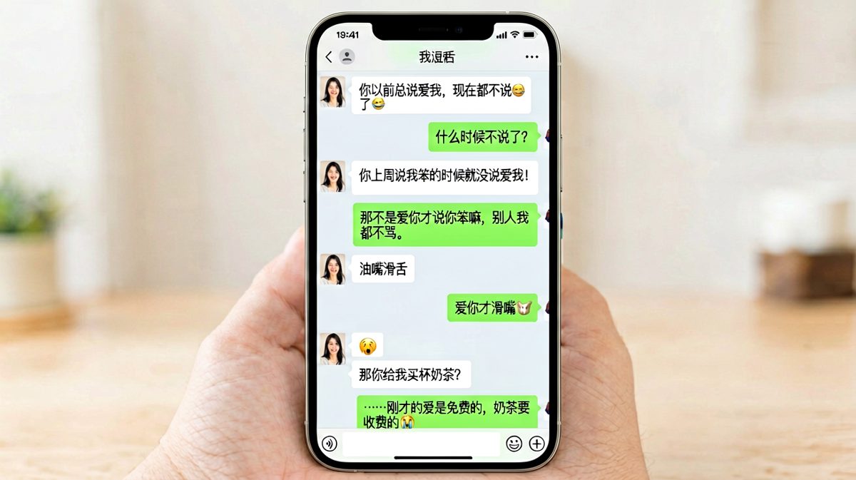 爱可以用嘴说，但奶茶必须用钱买
