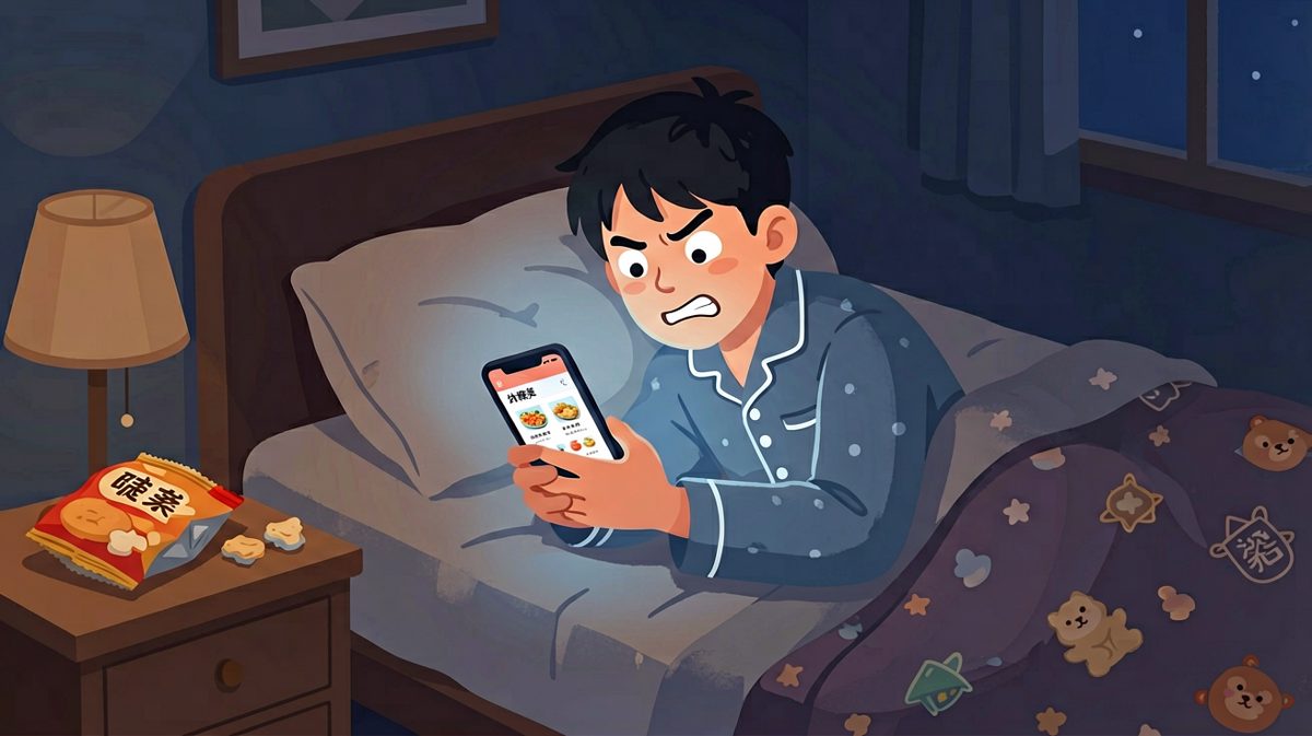 深夜11点，肚子咕咕叫，打开手机一看，外卖APP的图标格外诱人。