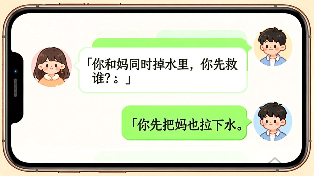 经典送命题的神级回怼