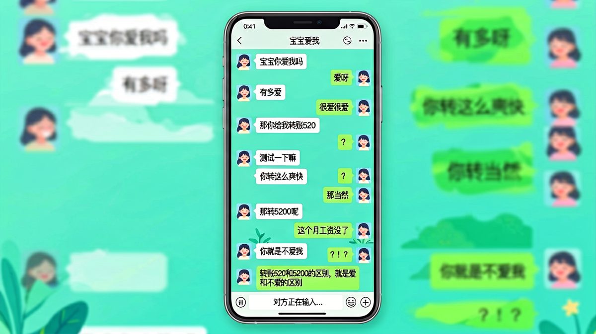 爱情不能明码标价，但女朋友偏要试试看520和5200的差别。