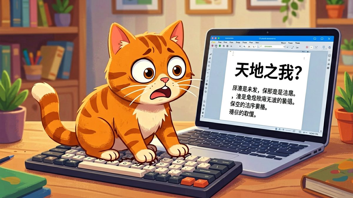 这只猫说：这文件没我审批可发不出去