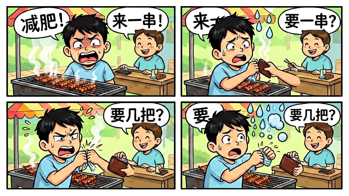 灵魂与肉串的天人交战