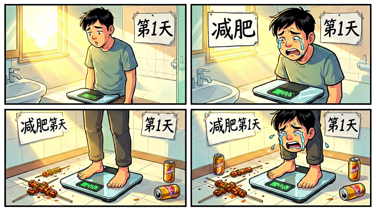 第二天上秤，人生崩塌