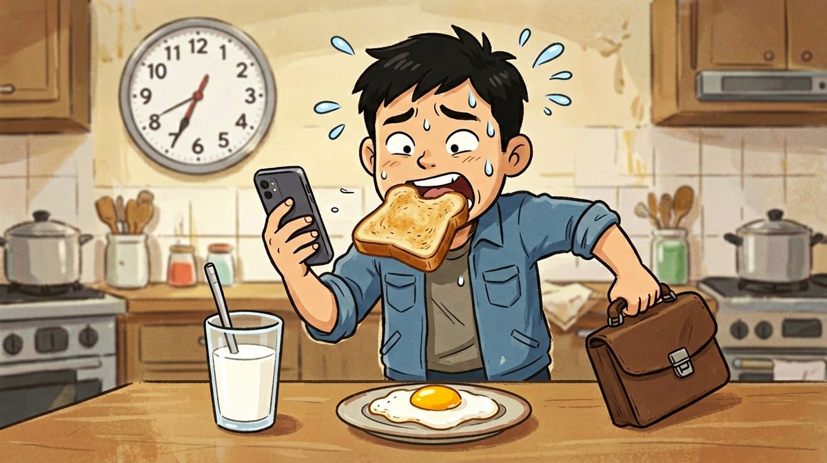 迟到了！早饭只能这样解决