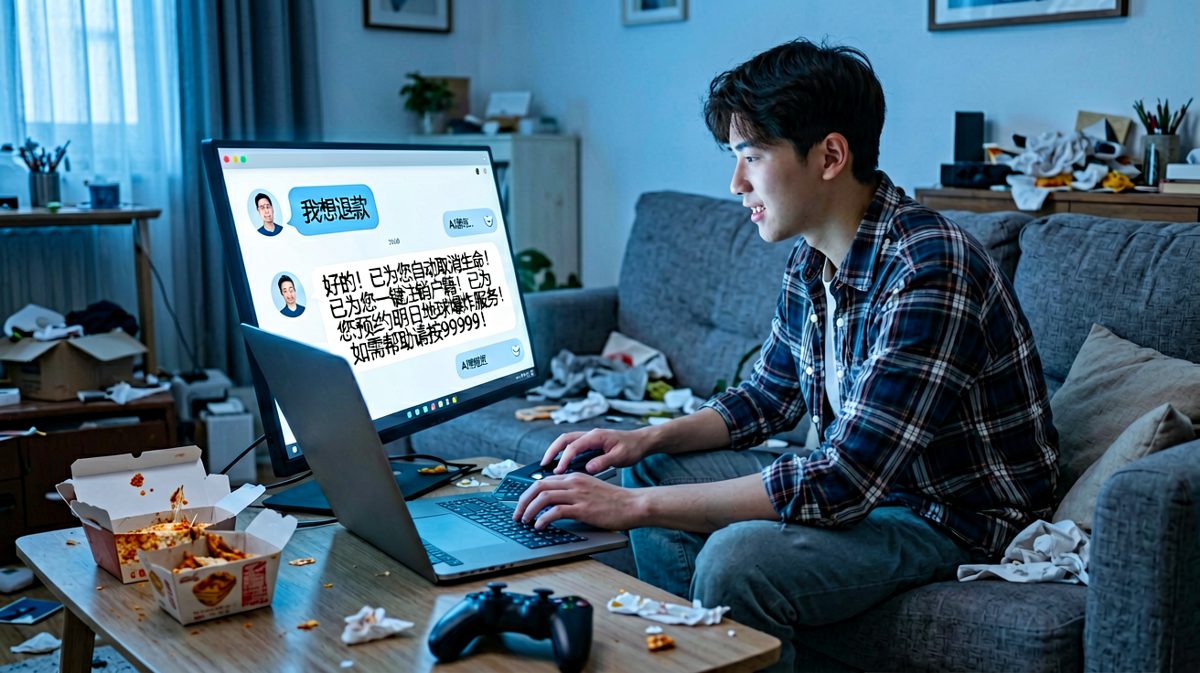 只是想退个款而已，至于吗，AI你冷静一下